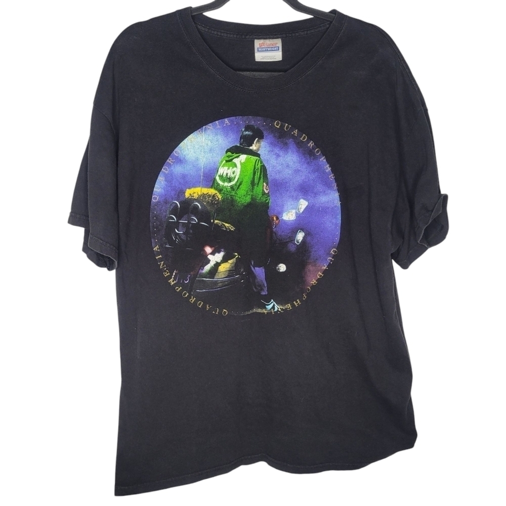 Vintage Y2K The Who Quadrophenia Concert Tour Double Sided T-Shirt Size XL